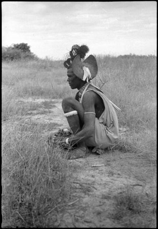 Portrait of a Shilluk youth