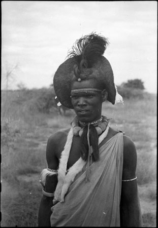 Portrait of a Shilluk youth