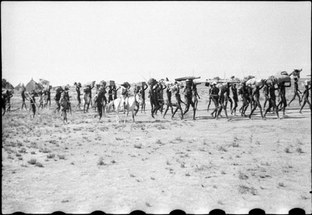 Nuer porters on trek