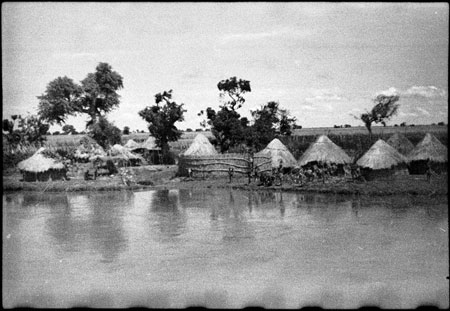 Nuer or Dinka village