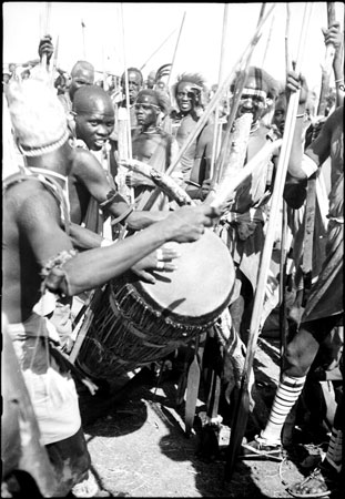 Dinka dance drum