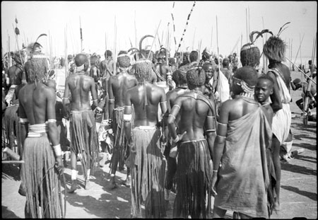 Women at Dinka dance 