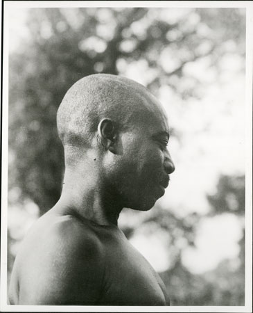 Portrait of a Zande man