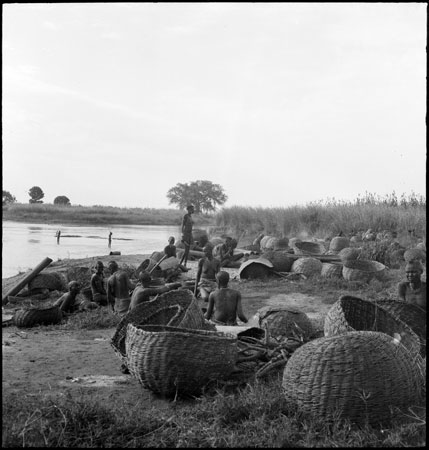 Dinka fishing camp