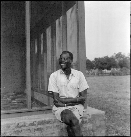 Portrait of a Dinka man