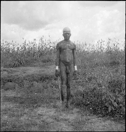 Portrait of a Dinka man