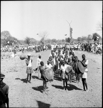 Dinka children's parade