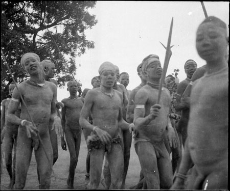 Dinka boys dancing