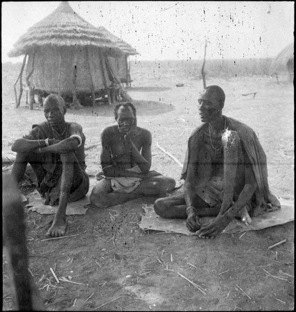 Group of Anuak men