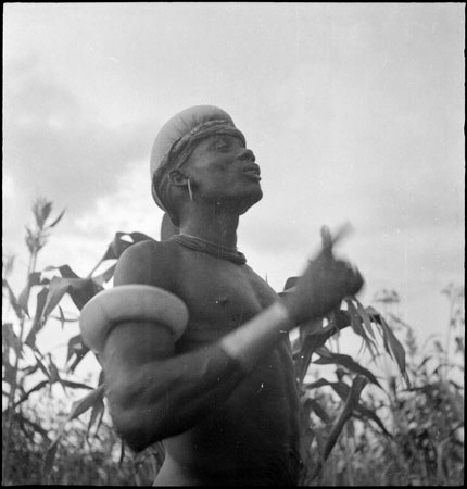 Portrait of a Dinka man