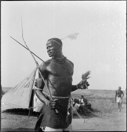 Portrait of a Dinka man