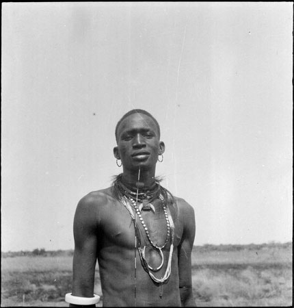 Portrait of a Dinka youth