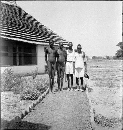 Portrait of Dinka men