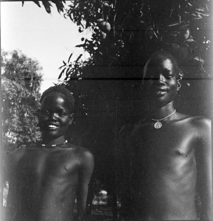 Portrait of Dinka youth