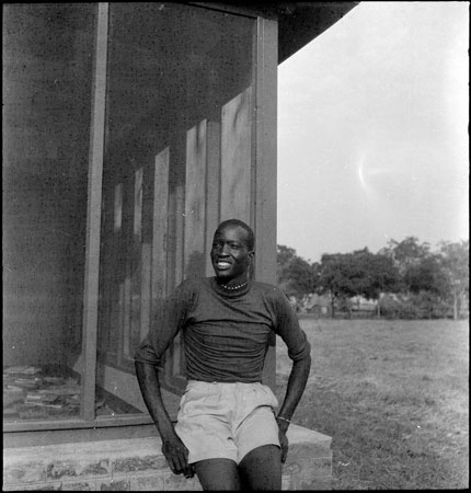 Portrait of a Dinka man