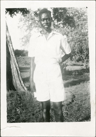 Portrait of a Dinka youth