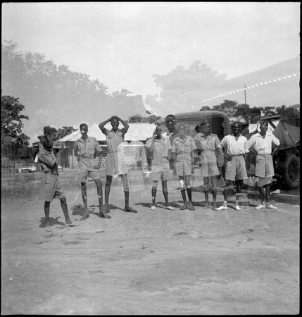 Portrait of Dinka youths