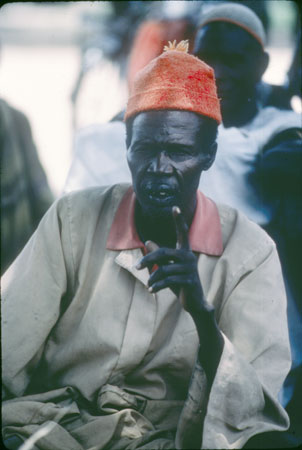 Portrait of a Dinka man