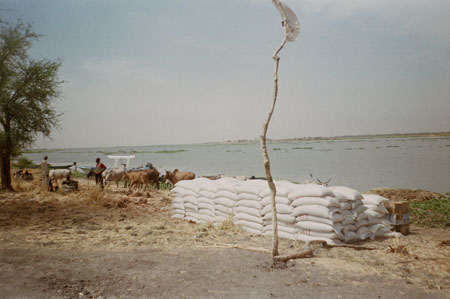 Supplies at Thac village