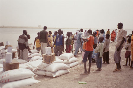 WFP supplies at Melut