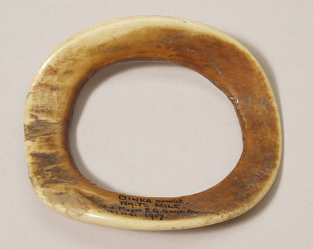 Dinka ivory armlet