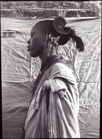 Portrait of a Shilluk youth