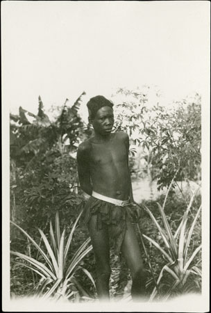 Portrait of a Zande youth