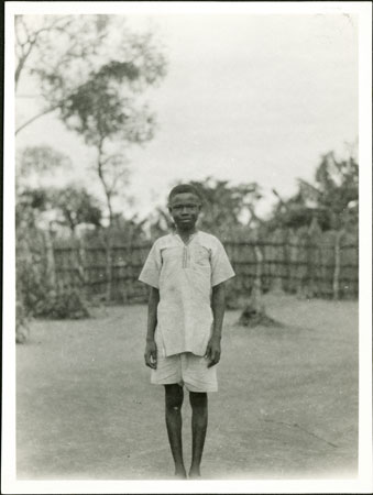 Portrait of a Zande youth