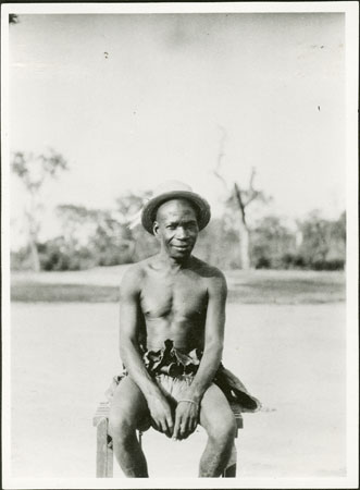 Portrait of a Zande man