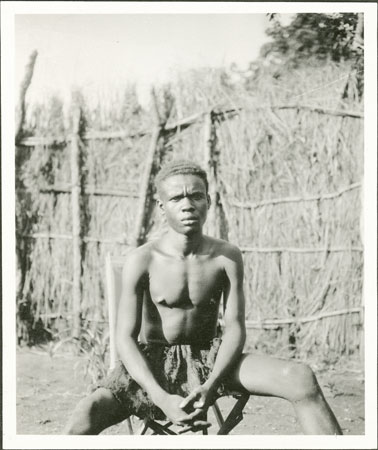 Portrait of a Zande prince's son