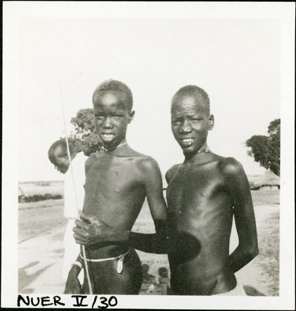 Portrait of Nuer youths