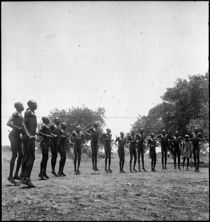 Dinka male dance or ritual