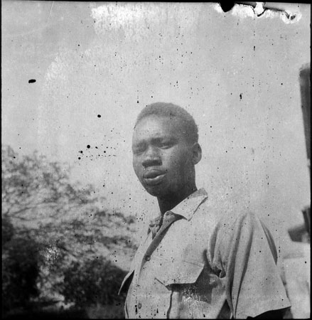 Portrait of a Dinka youth