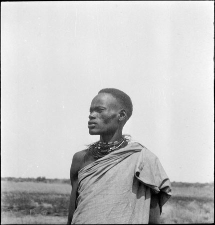 Portrait of a Dinka youth