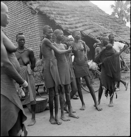 Portrait of Dinka girls