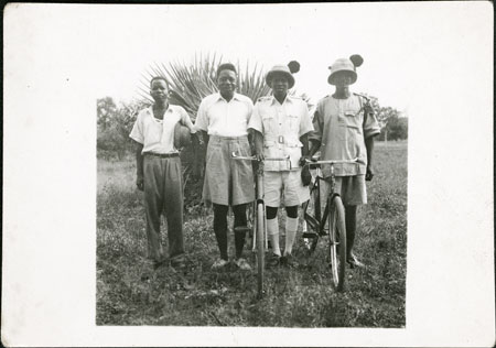 Four men in European clothes